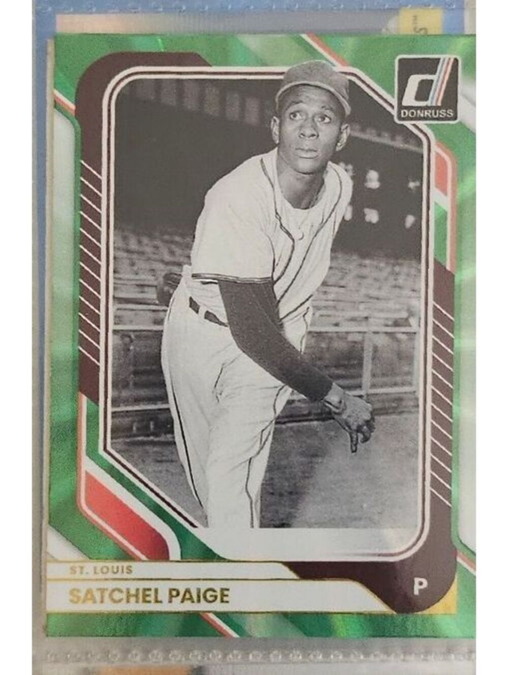Satchel Paige [green insert] (HOF OLD TIMER) #73 - 2026 Panini Donruss